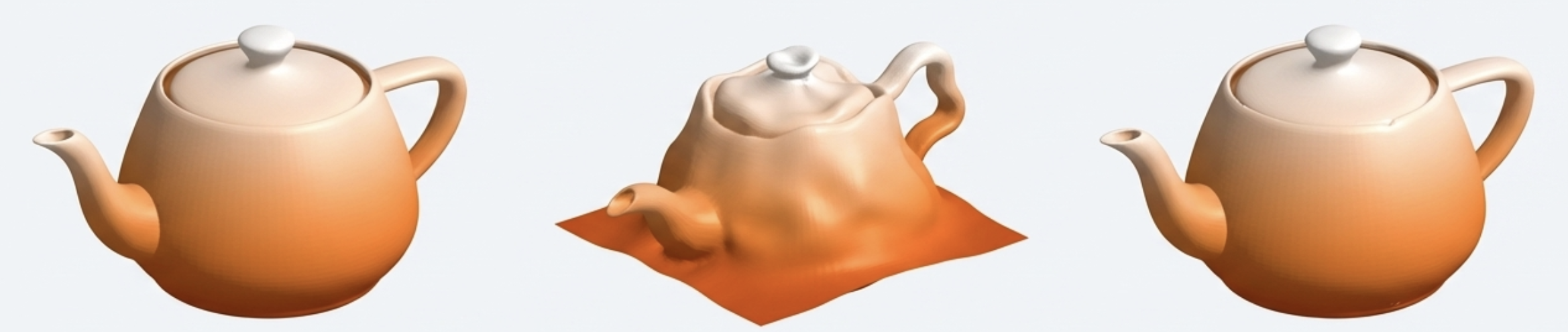 Toy example comparing ground truth, standard fine-tuning, and PROFIT fine-tuning results